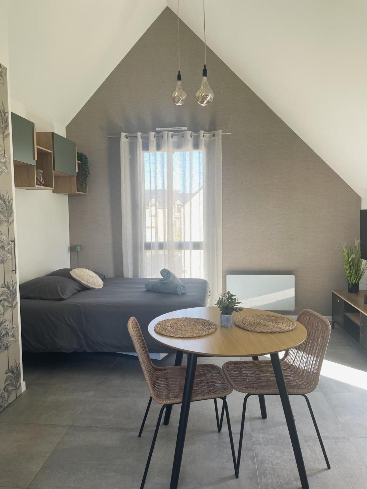 Studio Avec Terrasse Proche De La Mer Лансю Екстериор снимка